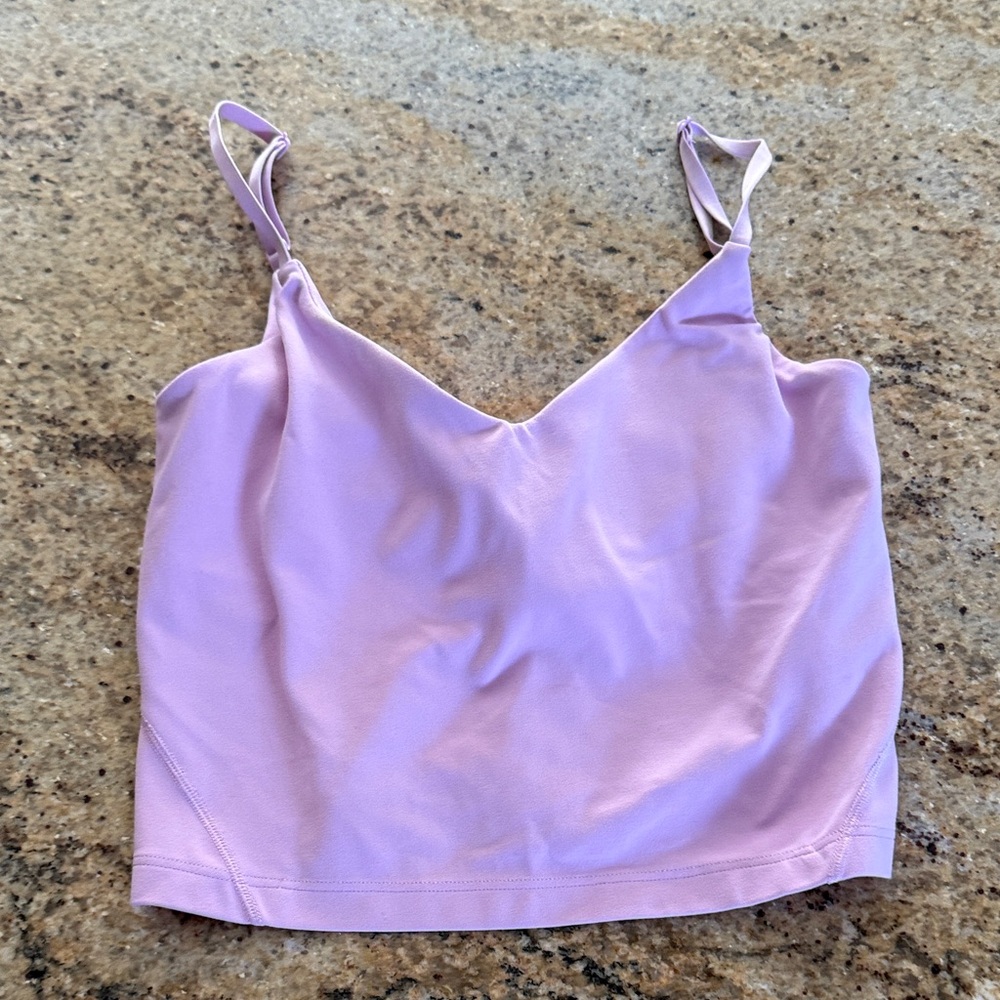 lululemon athletica Lavender Crop Top
